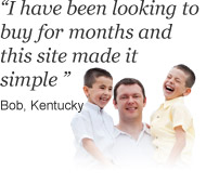 Bob from Kentucky says 'I have been looking to buy for months and this site made it simple' about bills.com