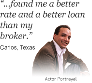 Carlos from Texas says 'Found me a better rate and a better loan than my broker' about bills.com